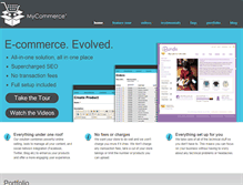 Tablet Screenshot of mycommerce.net